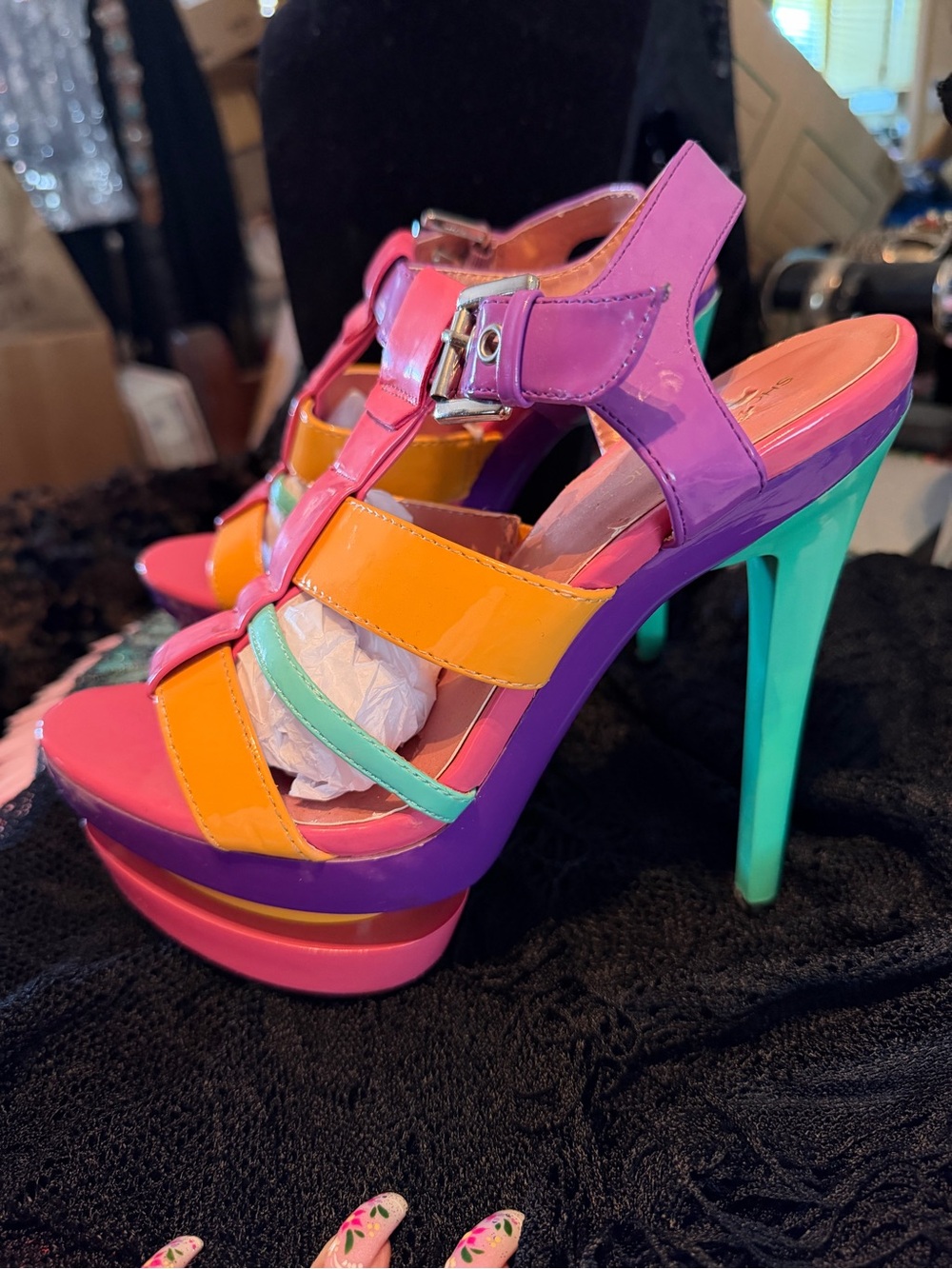Vintage & Awesome Platform Spikes